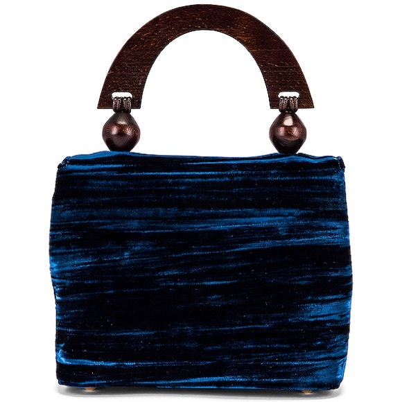 BY FAR
Fiona Crushed Velvet Clutch - Picture 3 of 4